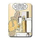 Londons Times Funny Dogs Cartoons - Doggie Bottled Water - Light Switch Covers - single toggle switch