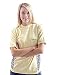 Organic Cotton Workout T-shirt - Yellow / Navy