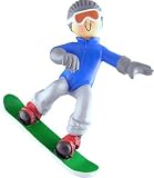 Ornament Central Snowboarder Male