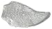 Clear Glass Small Oyster Plate 9"x4.5" Set of Four