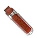Leather Brushed Metal 1GB USB Flash Drive