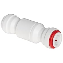 John Guest Acetal Copolymer Tube Fitting, Imperial Single Check Valve, Tube OD (Pack of 10)