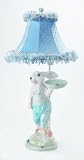 Mr. Rabbit Lamp - Blue by Just Too Cute