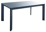 Baxton Studio Square Black Wood Modern Dining Table