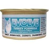 EVOLVE CANNED KITTEN FOOD TURKEY 3OZ