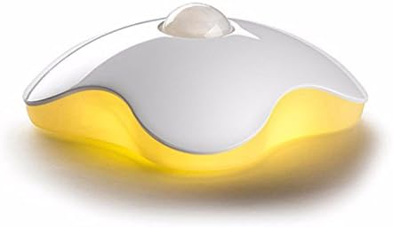 Smart Human Induction Lamp Clover Pattern Body Auto Motion Wall Corridor Sensor Light Cabinet Night Lights - Yellow Light