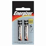 Energizer AAAA Alkaline Battery 2 Pack - E96BP2