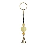 Silver Moonbeams Luxury Beaded Keychain