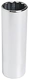 Stanley Proto J5319M 1/2-Inch Drive Deep Socket, 19mm, 12 Point [並行輸入品]