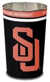 Syracuse Orangemen ( University Of ) NCAA 15 Inches Metal Trash Can/Waste Basket