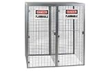 Cylinder Storage Manual 2 Door Vertical Cabinet