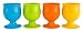 Zak Designs Multi-Color Egg Cups, Set of 4