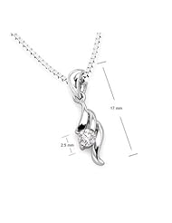 Twisted - Diamond And 18K White Gold Pendant