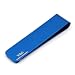 Blue rectangle silm Money Clip with Box blue card holder christmas gifts MC1026