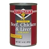 Evanger's All Meat Natural Beef with Chicken and Liver Formula