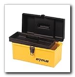 Waterloo HP1331 13-Inch Long by 6-1/2-Inch Wide by 6-1/3-Inch High Plastic Tool Box with Tray