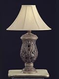 28 Inch Rustic Amber Table Lamp