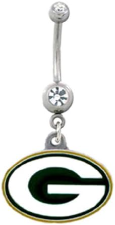 Green Bay Packers Belly Button Ring