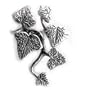 Sterling Silver Ivy Vines and Leaves Ring(Sizes 5,6,7,8,9)