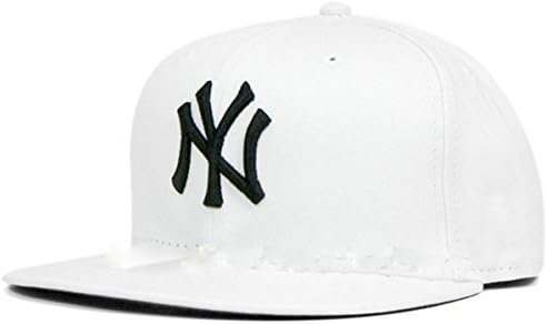 Xi 13 Colors Unisex Adjustable New York Sport Flat Brim Hip-hop Cap (White)