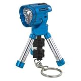 Stanley 95-119 Blue Mini Tripod LED Keychain Flashlight