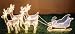 Kitchen & Housewares : Reindeer With Sleigh Outside Christmas Light