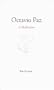 Octavio Paz: A Meditation