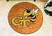 NCAA GEORGIA TECH YELLOW JACKETS BASKETBALL SHAPED DOOR MAT RUG
