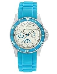 Tommy Bahama Swiss Womens TB2147 Riviera Swarovski Crystal Bezel Blue Dial Multi-Function and Strap Watch