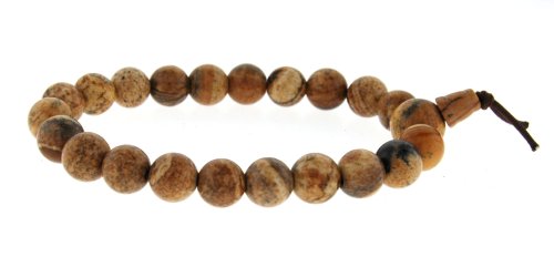 Click here to buy Picture Jasper Power Bracelet 8mm. by ToltecTraders.com.