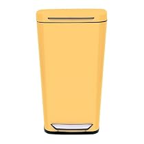 Oxo Good Grips Yellow Steel Rectangular Trash Can, 8-Gallon