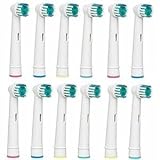12 x REPLACEMENT TOOTHBRUSH HEADS COMPATIBLE FOR BRAUN ORAL B, EB17-4, (3 x 4pk), compatible with Oral-B Vitality Precision Clean, White Clean, Sensitive Clean, Oral-B Professional Care 5000, 6000, 7000, 8000, Oral-B Triumph Professional Care 9000 Series, Oral-B Advanced Power 400, 900, Oral-B Dual Clean, “same day shipping”