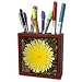 VWPics Flowers - Desert Dandelion.(Malocothrix glabrata).Amza-Borrego Desert State Park, California - Tile Pen Holders-5 inch tile pen holder