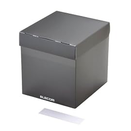 ELECOM 不織布CD/DVDケース専用ボックス CCD-027BK