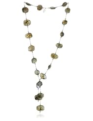 Margo Morrison New York Faceted Flat Raw Labradorite Lariat, 22"