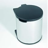 Brabantia Built-in Bin, 15 Litre, Brilliant Steelby Brabantia
