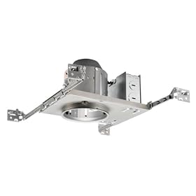 Juno Lighting TC44 4-Inch TC rated 50-Watt Low Voltage New Construction Recessed Housing