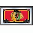 NHL Chicago Blackhawks Framed Team Logo Mirror