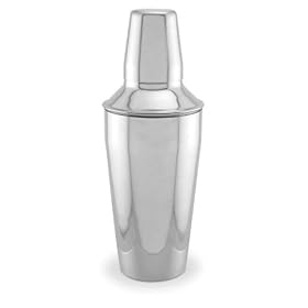 3 Piece Polished Stainless Steel Cocktail Shaker 20 oz. by HomeAndWine.com