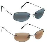 Maui Jim 'Hawaii' Polarized Sunglasses Flexon 310 Rimless Unisex by 