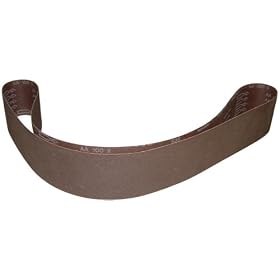 Magnate K4X132S8 4 x 132 Sanding Belt - 80 Grit; X Weight; 1 Belts Pkg; Resin Bond Cloth... by Magnate