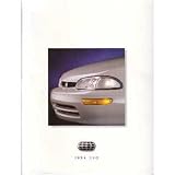 1994 GEO METRO PRISM TRACKER Sales Brochure Literature by Geo