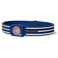 Phiten MLB Authentic Bracelet, Chicago Cubs, Medium (6.75 Inches)