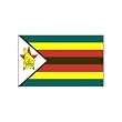 Zimbabwe 2ft x 3ft Nylon Flag