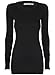 Michael Stars Women's Long Sleeve Raw Edge Crew Tee