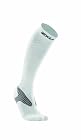 2XU Women's Elite Compression Performance Sock (White/Grey, Small)