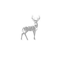 Whitetail DEER hunting theme LODGE wall SUDDEN SHADOWS cabin Decor Art -Easy to Install & Remove - NO Sticky RESIDUE