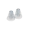 Etymotic Research ER38-15SM 3-Flange Replacement Eartips - Small - 10 Pack - Frost