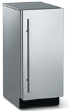 26 lb Brilliance Nugget Ice Machine Door Finish: Stainless Steel, Drain Type: Pump