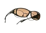 Cocoons Mini Slim Sunglasses (MS), Black Frame-Amber Lens, Model C412A